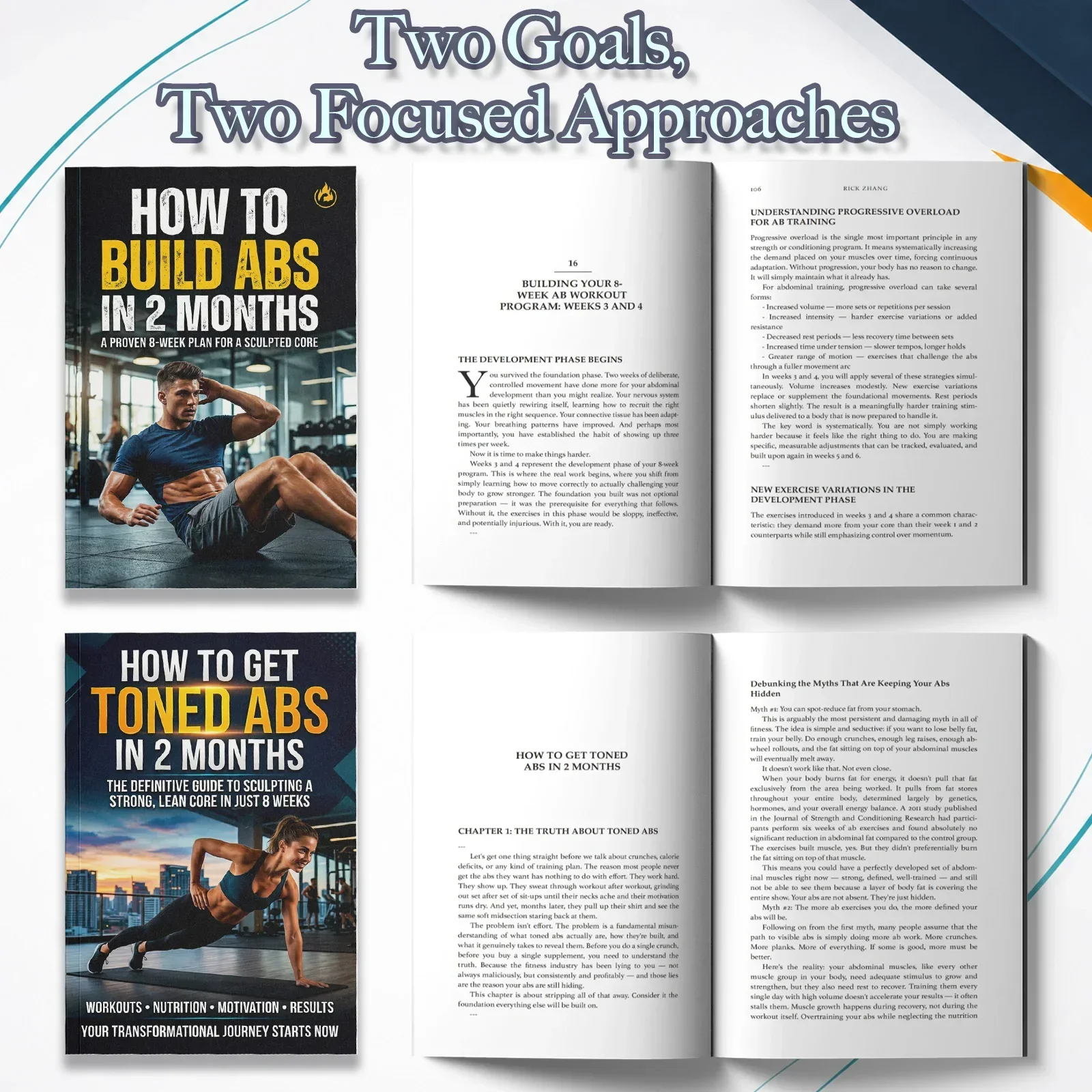 Zestaw 2 książek: Przewodnik t – Fitness Nutrition Guide Book recenzja i cena